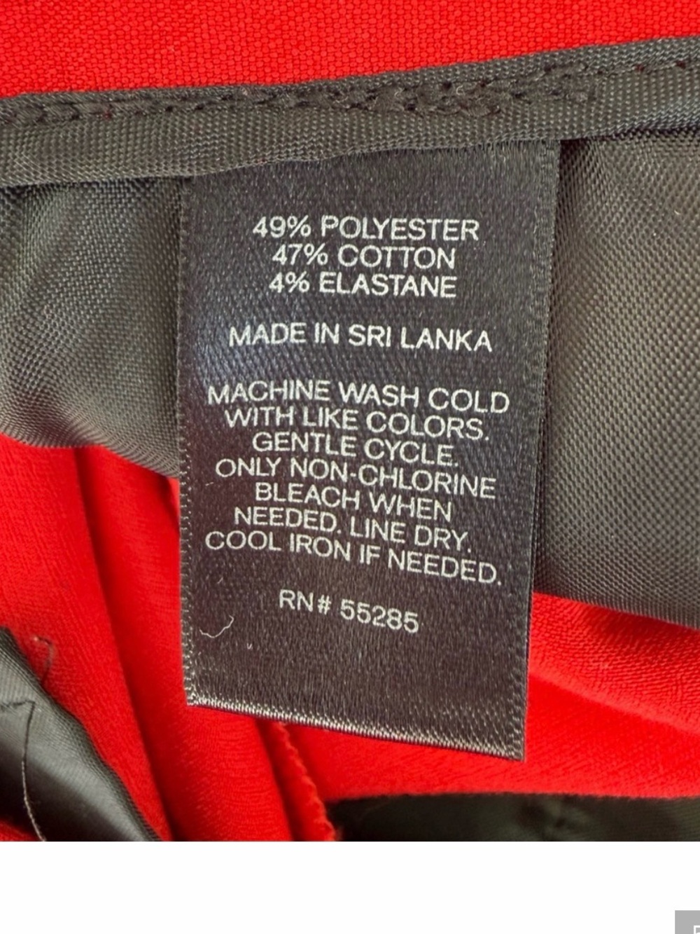 Express Red Single-Button suit - Picture 7 of 7